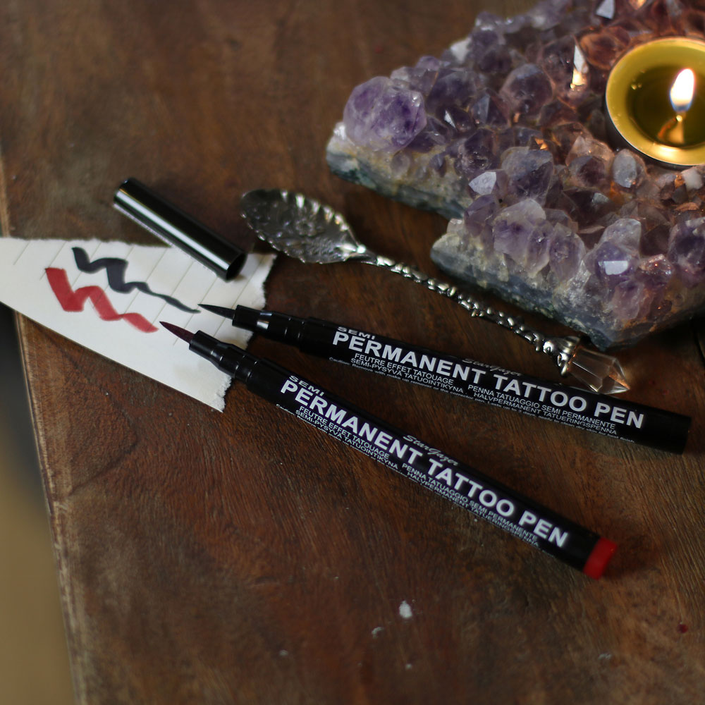 Stargazer - 1702 Semi Permanent Tattoo Pen - Red